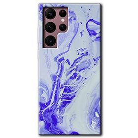 Samsung Galaxy S22 Kılıf HD - Cranny Liquid Wall Desen Baskılı Arka Kapak