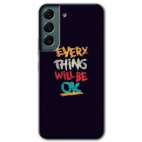 Samsung Galaxy S22 Kılıf HD - Everything Desen Baskılı Arka Kapak