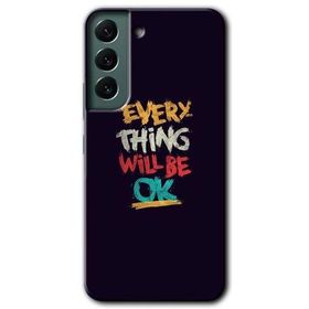 Samsung Galaxy S22 Kılıf HD - Everything Desen Baskılı Arka Kapak