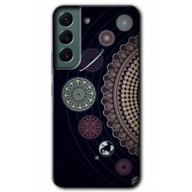 Samsung Galaxy S22 Kılıf HD - Gezegen Döngüsü Desen Baskılı Arka Kapak