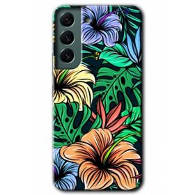 Samsung Galaxy S22 Kılıf HD - Hibiscus Flowers Desen Baskılı Arka Kapak