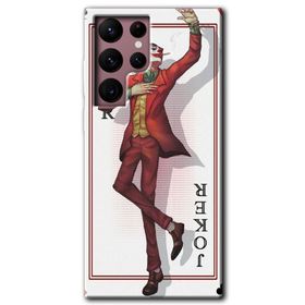Samsung Galaxy S22 Kılıf HD Joker İskambil Desen Baskılı Arka Kapak