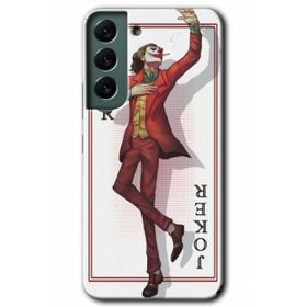 Samsung Galaxy S22 Kılıf HD Joker İskambil Desen Baskılı Arka Kapak