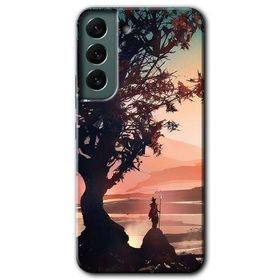 Samsung Galaxy S22 Kılıf HD - Yalnız Savaşcı Desen Baskılı Arka Kapak