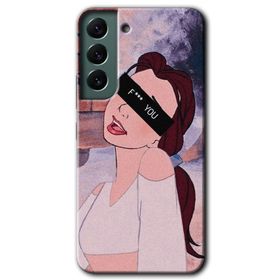 Samsung Galaxy S22 Plus Bad Girl Baskılı Uyumlu Silikon Kılıf