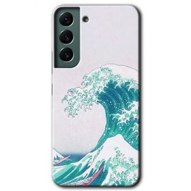 Samsung Galaxy S22 Plus Dalga Baskılı Uyumlu Silikon Kılıf