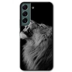 Samsung Galaxy S22 Plus Lion Baskılı Uyumlu Silikon Kılıf