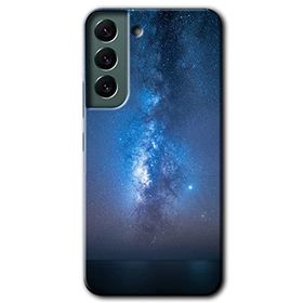 Samsung Galaxy S22 Samanyolu Baskılı Uyumlu Silikon Kılıf