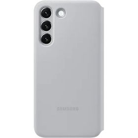 Samsung Galaxy S22 Smart Led View Akıllı Açık Gri Telefon Kılıfı