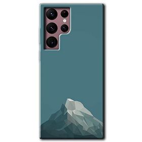Samsung Galaxy S22 Ultra Alone Mountain Baskılı Uyumlu Silikon Kılıf