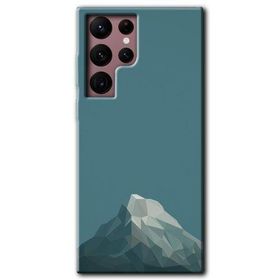Samsung Galaxy S22 Ultra Alone Mountain Baskılı Uyumlu Silikon Kılıf