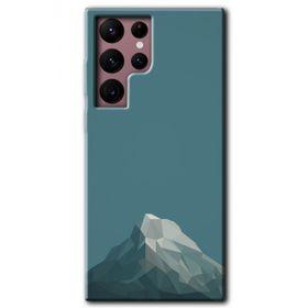 Samsung Galaxy S22 Ultra Alone Mountain Baskılı Uyumlu Silikon Kılıf