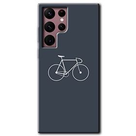 Samsung Galaxy S22 Ultra Bike Baskılı Uyumlu Silikon Kılıf