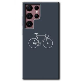 Samsung Galaxy S22 Ultra Bike Baskılı Uyumlu Silikon Kılıf