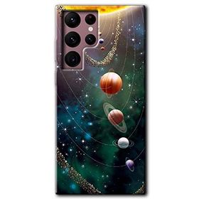 Samsung Galaxy S22 Ultra Cosmos Baskılı Uyumlu Silikon Kılıf
