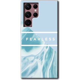 Samsung Galaxy S22 Ultra Fearless Baskılı Uyumlu Silikon Kılıf