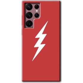 Samsung Galaxy S22 Ultra Flash Logo Baskılı Uyumlu Silikon Kılıf