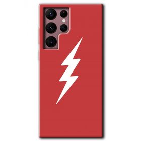 Samsung Galaxy S22 Ultra Flash Logo Baskılı Uyumlu Silikon Kılıf