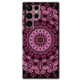 Samsung Galaxy S22 Ultra Hd Desen Baskılı Mandala Patterns Kaleidoscope Arka Kapak Kılıf