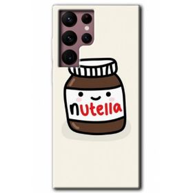 Samsung Galaxy S22 Ultra Hd Desen Baskılı Nutella Aşkım Arka Kapak Kılıf