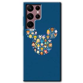Samsung Galaxy S22 Ultra Mickey Baskılı Uyumlu Silikon Kılıf
