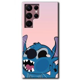 Samsung Galaxy S22 Ultra Stitch Baskılı Uyumlu Silikon Kılıf