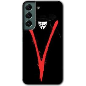 Samsung Galaxy S22 V For Baskılı Uyumlu Silikon Kılıf