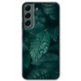 Samsung Galaxy S22- Yağmurlu Yaprak Kılıf HD Desen Baskılı Arka Kapak