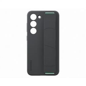 Samsung Galaxy S23 Siyah İnce Kordonlu Silikon Kılıf