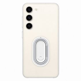 Samsung Galaxy S23 Standlı Halkalı Şeffaf Telefon Kılıfı
