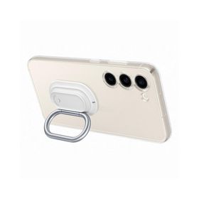 Samsung Galaxy S23 Standlı Halkalı Şeffaf Telefon Kılıfı