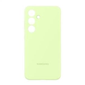Samsung Galaxy S24+ Kordonlu Standlı Açık Yeşil Silikon Kılıf