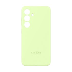Samsung Galaxy S24+ Kordonlu Standlı Açık Yeşil Silikon Kılıf