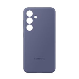 Samsung Galaxy S24+ Kordonlu Standlı Koyu Eflatun Silikon Kılıf