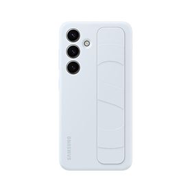 Samsung Galaxy S24 Kordonlu & Standlı Silikon Buz Mavisi Kılıf