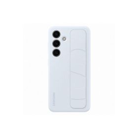 Samsung Galaxy S24 Kordonlu & Standlı Silikon Buz Mavisi Kılıf