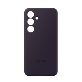 Samsung Galaxy S24 Koyu Eflatun Silikon Kılıf