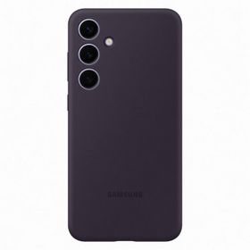 Samsung Galaxy S24 Koyu Eflatun Silikon Kılıf