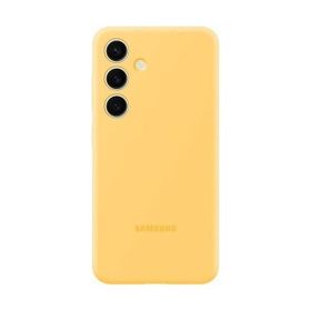 Samsung Galaxy S24+ Sarı Silikon Kılıf