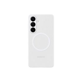 Samsung Galaxy S26+ Silikon Magnet Beyaz Telefon Kılıfı