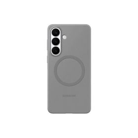 Samsung Galaxy S26+ Silikon Magnet Gri Telefon Kılıfı