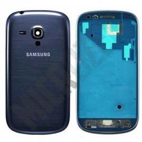 Samsung Galaxy S3 Mini i8190 Mavi Çıtalı Uyumlu Kasa Kapak