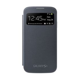 Samsung Galaxy S4 EF-CI950BBEGWW S Siyah View Cover Kılıf