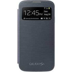 Samsung Galaxy S4 EF-CI950BBEGWW S Siyah View Cover Kılıf