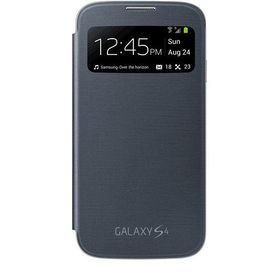 Samsung Galaxy S4 EF-CI950BBEGWW S Siyah View Cover Kılıf