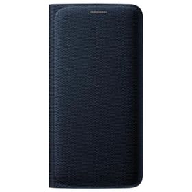 Samsung Galaxy S6 EF-WG920PBEGWW Siyah Flip Wallet Deri Görünümlü Orjinal Cep Telefonu Kılıfı
