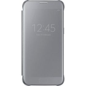 Samsung Galaxy S7 Clear View Fonksiyonel Gri Kılıf