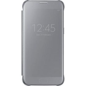 Samsung Galaxy S7 Clear View Fonksiyonel Gri Kılıf