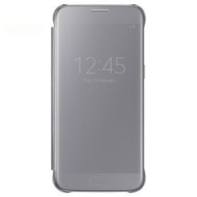 Samsung Galaxy S7 Clear View Fonksiyonel Gri Kılıf