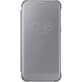 Samsung Galaxy S7 Clear View Fonksiyonel Gri Kılıf
